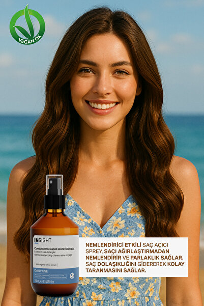Insight Günlük Kullanım için Enerji Veren Durulanmayan Saç Açıcı Sprey 150 ml.