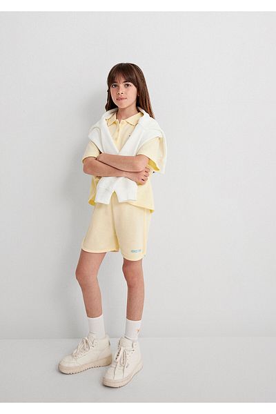 Mavi Venice 1991 Printed Yellow Shorts 7410006-89143