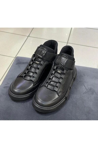 JAMES FRANCO 5170 Bağsız Boğazı Streçli Tarz Deri Erkek Günlük Bot