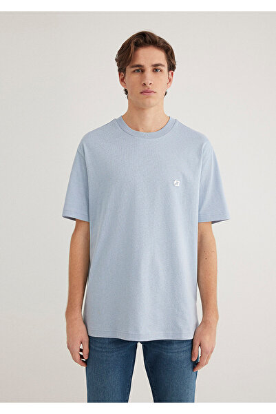 Mavi Pro Basic Tişört Loose Fit / Bol Rahat Kesim 0612757-70816