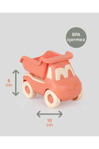 lets be child Cute Little Vehicles - Truck-Salmon