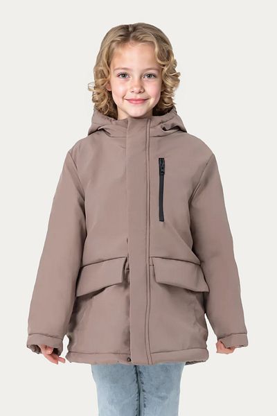Riverstorm Girl - Mink Waterproof Hooded Winter Parka, 3 Pockets