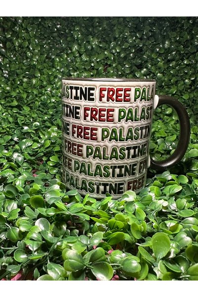 ca kay bu Free Palastine Özgür Filistin 3d Mug Kupa