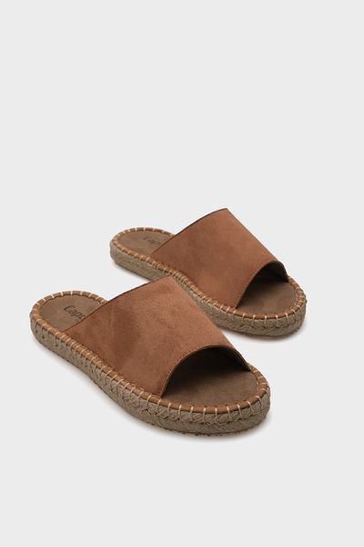 Capone Outfitters Γυναικείες παντόφλες εσπαντρίγιας Bunny Single Strap