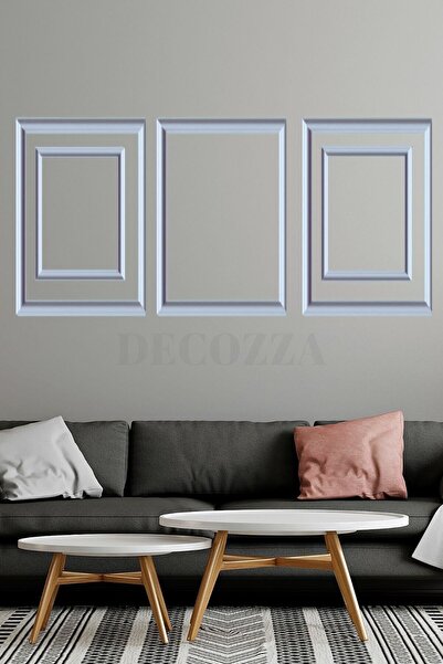 DECOGOLD Decozza Dekoratif Boyanabilir Hazır Çerçeve 2,5 Cm Çıta