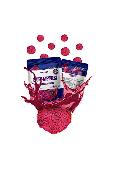 Refresh Chips Freeze Dried Ejder Meyvesi - Dondurularak Kurutulmuş Meyve - Freeze Dry Meyve Kurusu 20gr