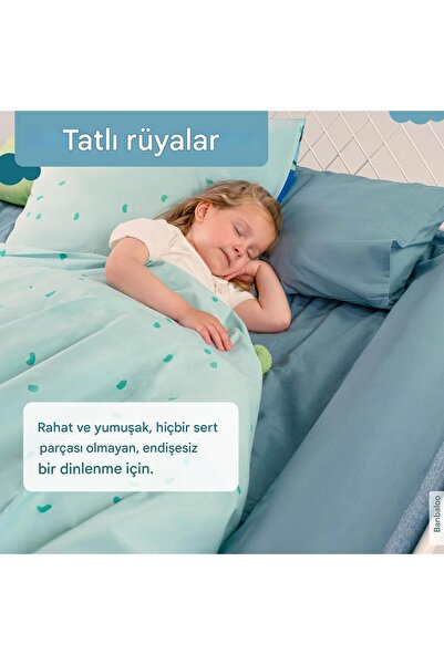 Genel Markalar Joybed 140 Cm Sünger Yatak Bariyeri, Düşmeye Karşı Çocuk Yatak Bariyer