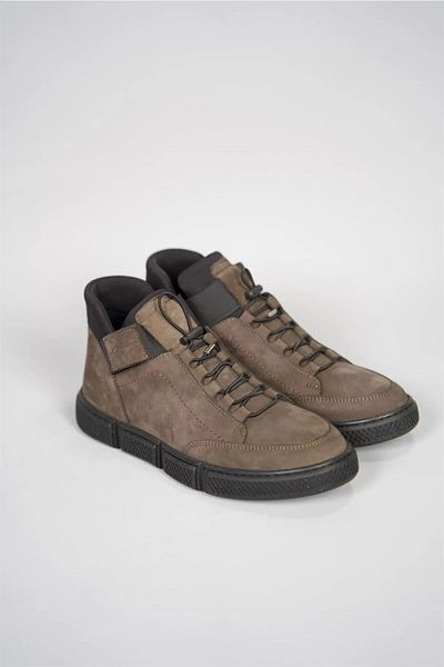 JAMES FRANCO 5170 Laceless Stretch Stylish Leather Men's Casual Boots