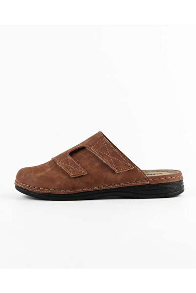 DR KLOMPA Ανδρικά παπούτσια Sabo - Γκρι παντόφλες Nubuck - Μαλακή σόλα με υποστήριξη άνεσης κατάλληλη για καθημερινή χρήση