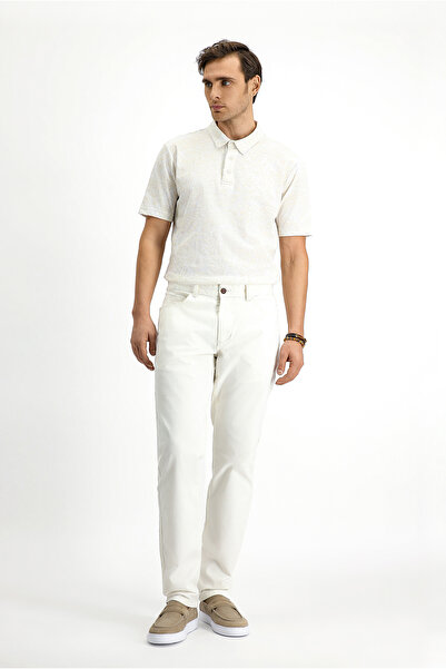 Kiğılı Μπλουζάκι με λεπτή εφαρμογή, στενό τύπωμα, εμπριμέ βαμβακερό με γιακά πόλο