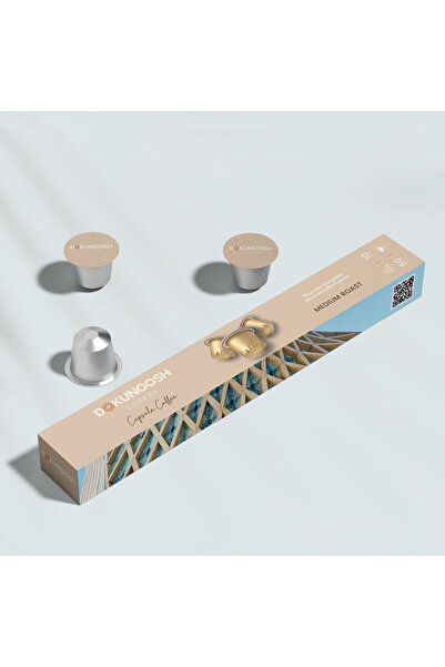 Dokunoosh Nespresso Uyumlu Aluminyum Kapsül Kahve Premium Roast (Sweet Karame...