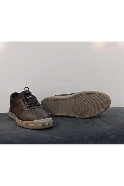 CLAS Мъжки кожени обувки Swood 1092 с гумена подметка