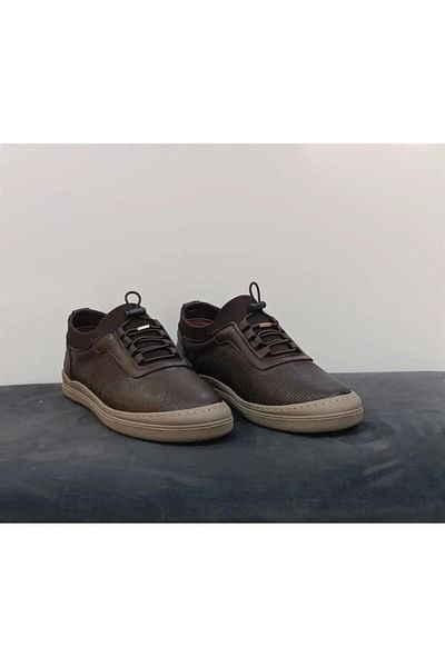 CLAS Мъжки кожени обувки Swood 1092 с гумена подметка