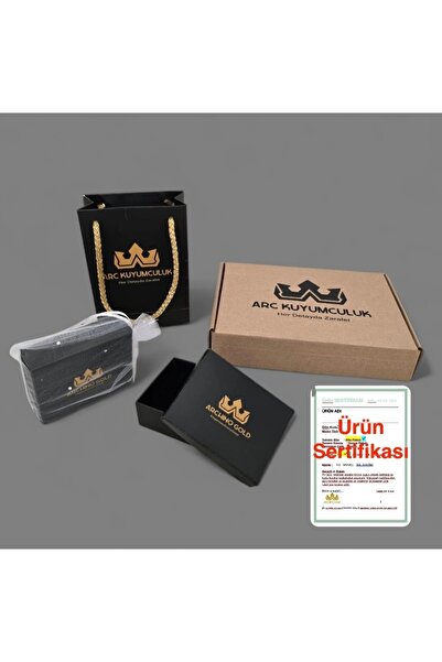 ARCHINO GOLD Altın Plakalı 14 Ayar Erkeklere Özel Derili Dikdörtgenli Bozkurt Bilekliği-437sembol-siyah