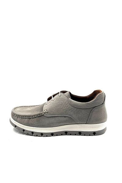MARCOMEN 19601 Comfort Ανδρικό Δερμάτινο Sneaker - Γκρι μπαλαρίνα