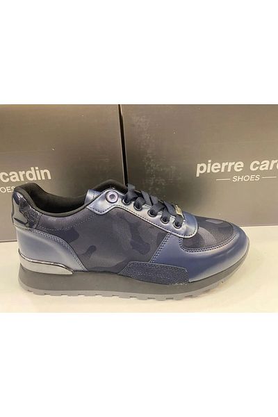 Pierre Cardin 28212 S Leather Men's Casual Shoes Navy Blue