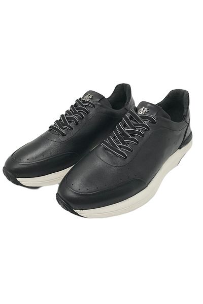 MARCOMEN 19512 Model Black Leather Men's Casual Shoes