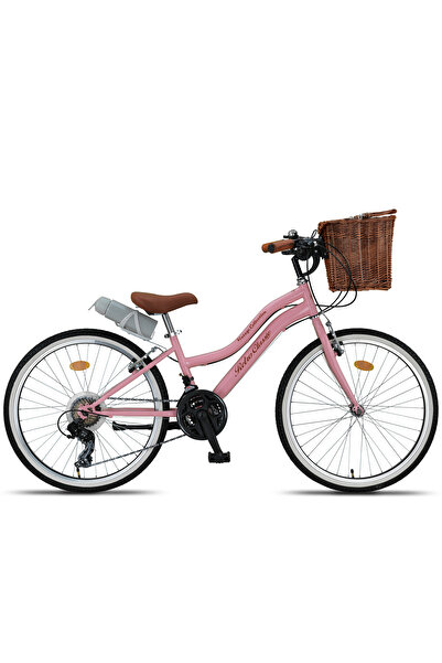 Trendbisiklet Retro Classic 24 Jant Bisiklet, Shimano 21 Vites, Hasır Sepetli...