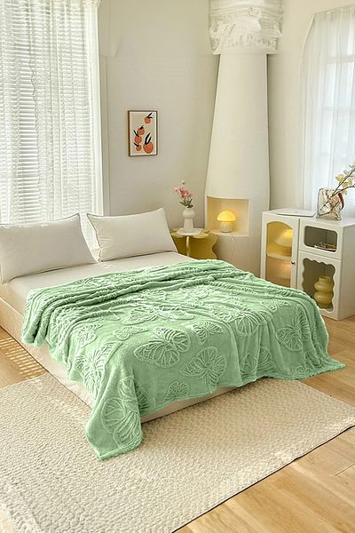 My Catherine Rosa Butterfly Blanket Soft Double Blanket Soft Wellsoft 230X250 cm