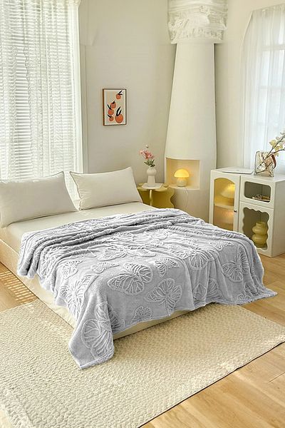 My Catherine Κουβέρτα Rosa Butterfly Μαλακή διπλή κουβέρτα Soft Wellsoft 230x250 cm