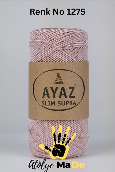 Ayaz Slim Supra -1275- Frosty Slim Supra 100gr 200m 80%Βαμβάκι 20%Πολυεστέρας