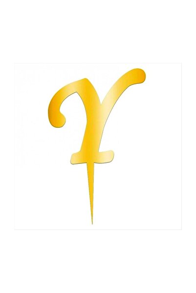 Pastaland مرآة ذهبية بلكسي حرف Y