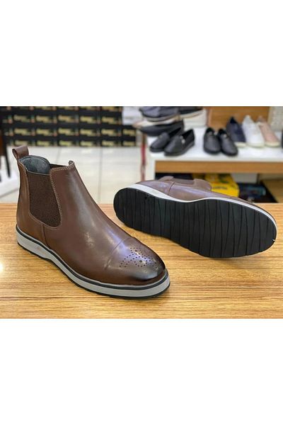 WINSSTO 7211 Ανδρικές μπότες από γνήσιο δέρμα Eva Sole