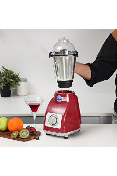 KRYPTON 2 In 1 Mixer Grinder 550w – Stainless Steel Jars Blades, 3 Speed Control, For Smoothies Spices