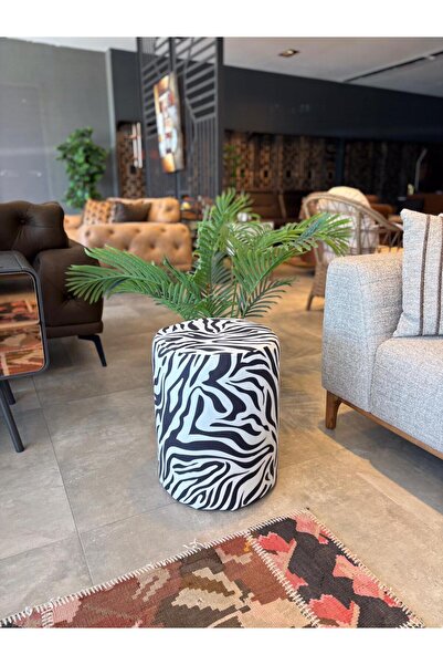 Akse Design Zebra Desen Puf