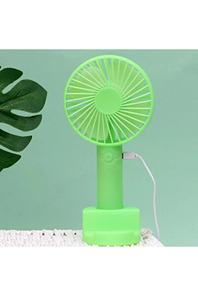 Everest Grup Usb Şarjlı 3 Kademeli Sessiz Taşınabilir Mini Fan Pervaneli Soğutucu Küçük Vantilatör