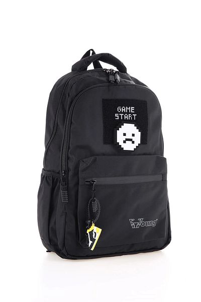 YOUNG Rucsac negru Game Start Okul 51691
