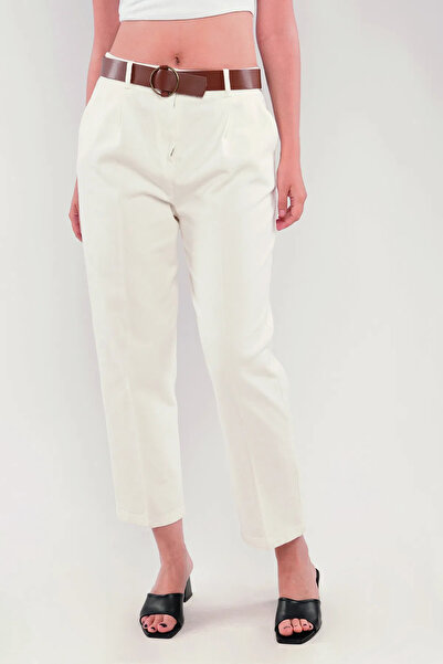Rayko Women's Belt Pants Stone