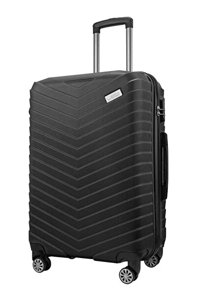 Wexta Valiz Orta Boy Valiz Bavul Wx-1001 Siyah Seyahat Bavul