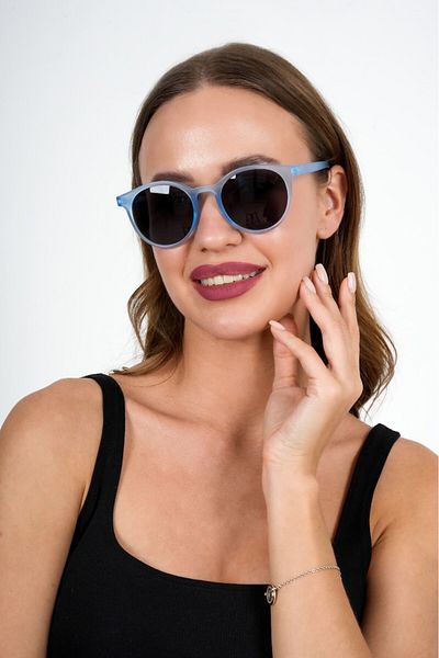 Polo Exchange 2018 Blue Round Polo Exchange Glasses