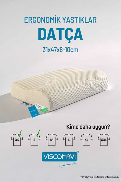 viscomavi Datça Ergonomic & Orthopedic Visco Pillow