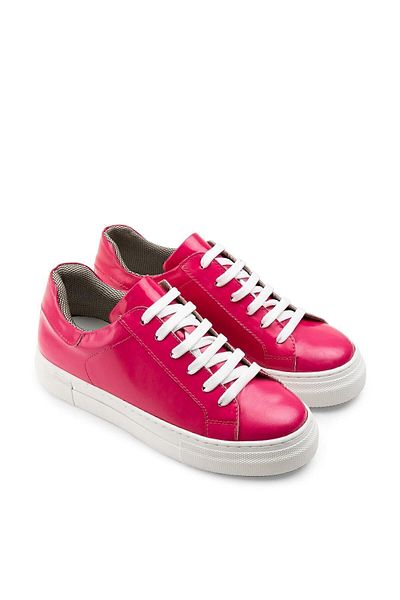 Deery Genuine Leather Fuchsia Sneaker Women's Shoes