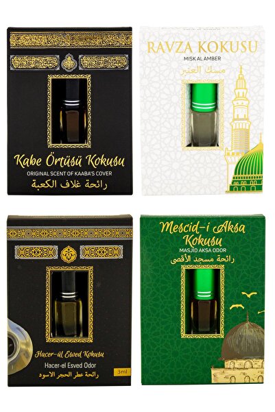 ESVED Kabe Örtüsü Kokusu Medine Ravza Kokusu Hacerül Kokusu ve Mescidi Aksa k...