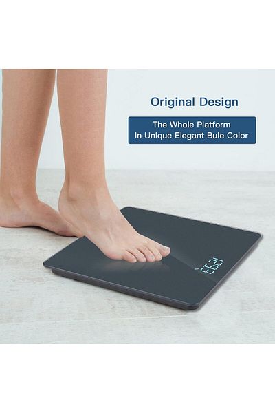Homebuds Digital Weight Scale For Body Weight, Weighing Professional Since 2001, Crystal Clear Led