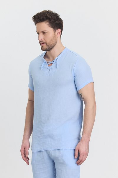 Heaven Ephesus Ανδρικό πουκάμισο - Muslin Alaçatı Shirt - 4070