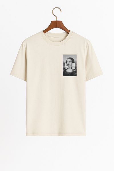 Elvellon Υπερμεγέθη Pop Mona Lisa Lolipop T-Shirt Awe Collection