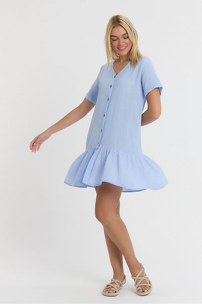 Heaven Ephesus Women's Dress - Muslin Datça Dress - 3050