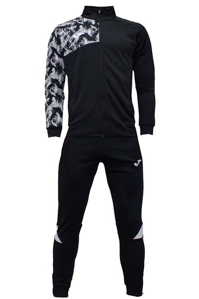 Joma Premium Camping Tracksuit Suit Men's Tracksuit Set Black