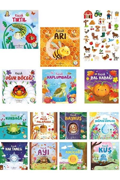 Öğrence Gezegeni Yeniler ile Tüm Doğanın Eşsiz Hikayeleri 13 Kitap Dev Set İş Kültür  - A4 Sticker Hediyeli