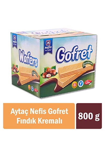 Aytaç Nefis Gofret Fındık Kremalı 800 gr