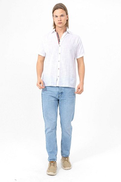 Heaven Ephesus Men's Shirt with Collar Detail - 4620