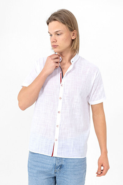 Heaven Ephesus Πουκάμισο με γιακά δικαστή, λεπτομέρεια γιακά-4610