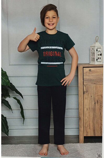 s.t. sebat tekstil Duge pantalone, majica kratkih rukava, dečiji Pamučni džer...