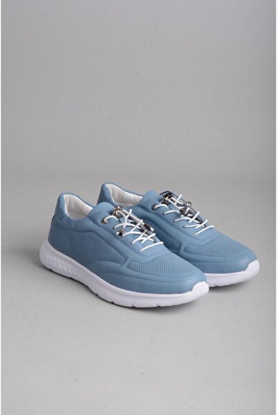 SEÇ KUNDURA SELECT N111 PANTOFI SPORT DIN PIELE NATURALĂ PENTRU FEMEI ALBASTRU