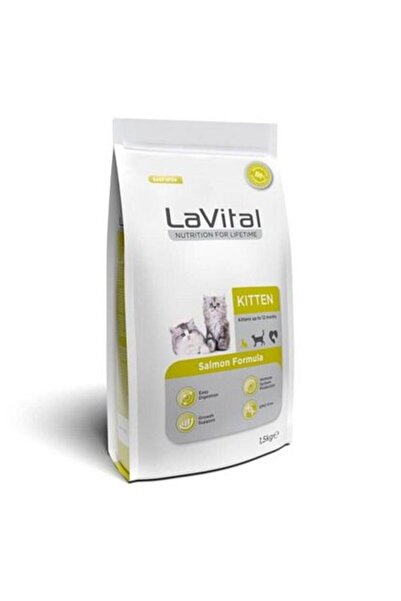 LaVital Lavital Kitten Somonlu Yavru Kedi Maması 1.5 Kg - 800-103838