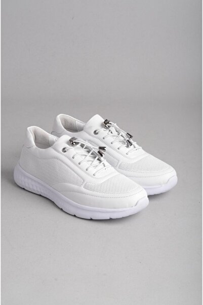 SEÇ KUNDURA Seç N111 Genuine Leather Women's Sports Shoes White